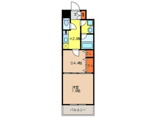 レフィ－ナカルム江坂の物件間取画像